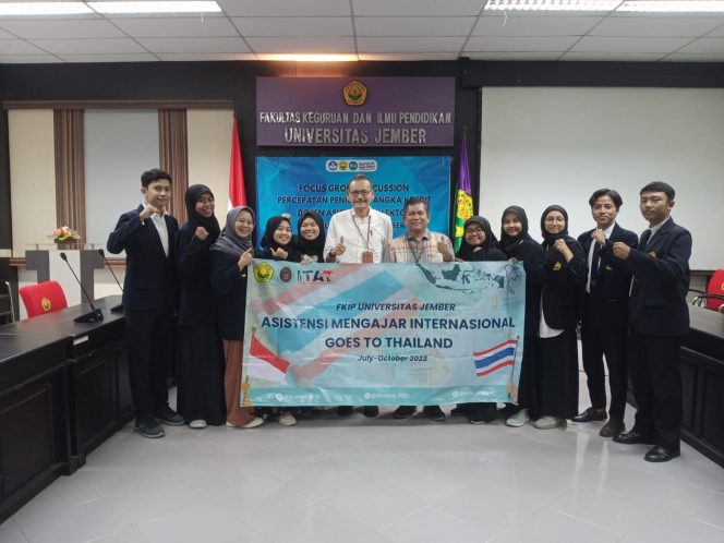 
 Tingkatkan Kualitas Pendidikan, FKIP Universitas Jember Gandeng Thailand dalam Program Asistensi Mengajar